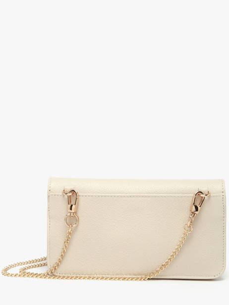 Sac Pochette Luna Cuir Avec Chaînette Amovible Hexagona Beige luna 688422 vue secondaire 5