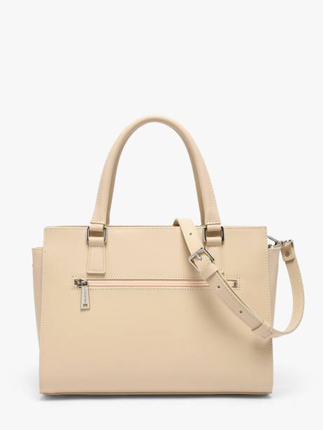 Sac Trapèze Smooth Cuir Lancaster Beige smooth 3 vue secondaire 4