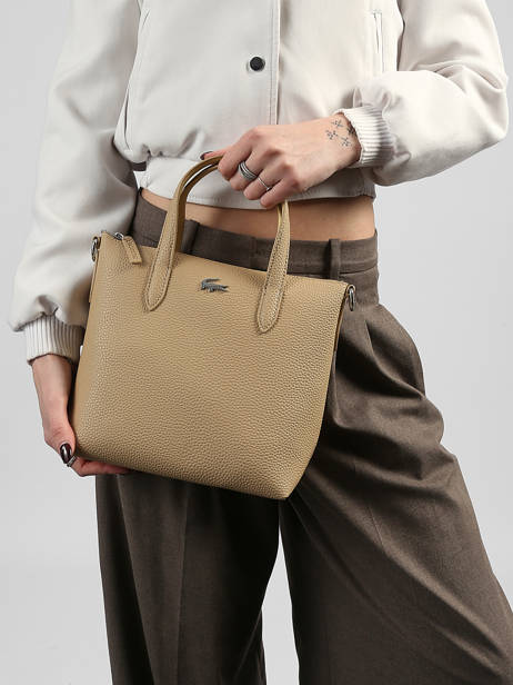 Sac Porté Main Anna Lacoste Beige anna NF5126AA vue secondaire 1
