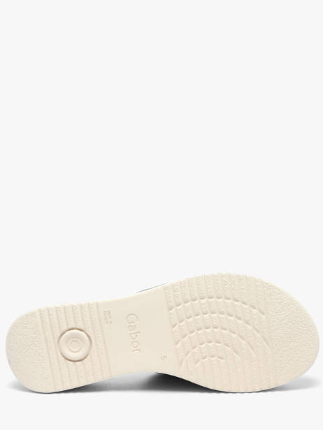 Mules En Cuir Gabor Marron women 41 vue secondaire 4