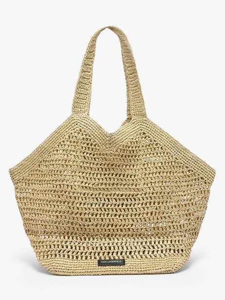 Sac Porté épaule K Signature Nylon Karl lagerfeld Beige k signature B2W46068 vue secondaire 4