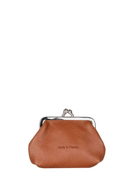 Porte-monnaie Madras Cuir Etrier Marron madras EMAD654 vue secondaire 2